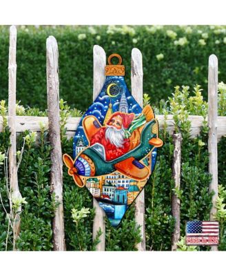 Flying Up to The Town Scenic Decorative Ornament Large