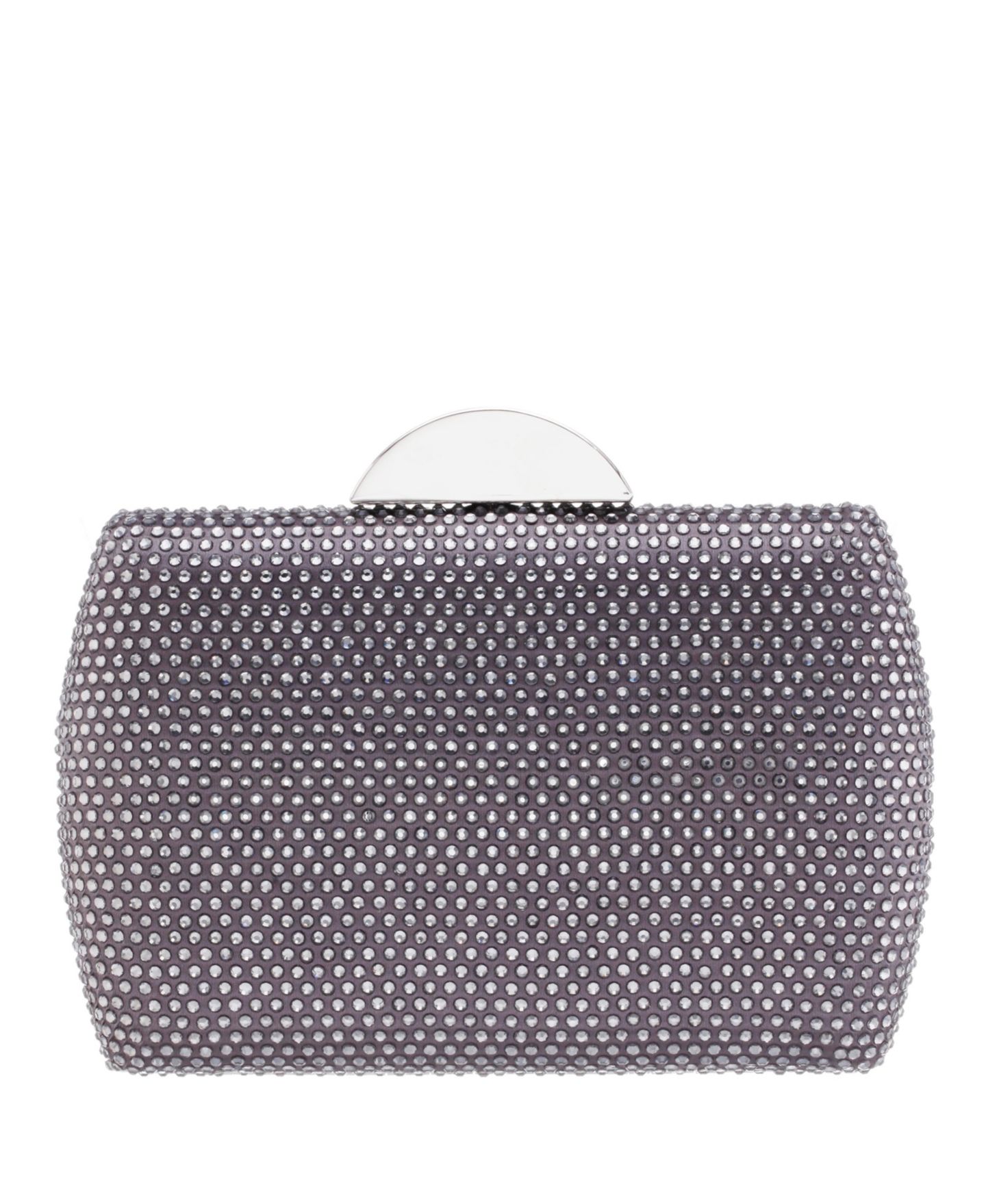 Женские клатчи Nina Crystal Minaudiere, цвет: Стальной — фото 2