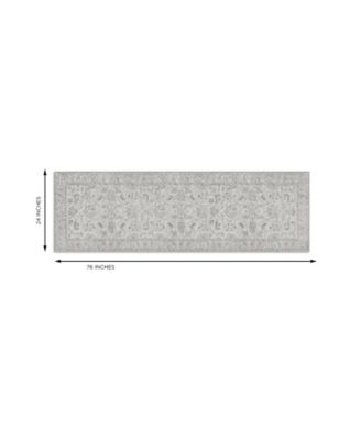 Nevermove Traditional Jordan Kitchen Runner, 24" x 76"