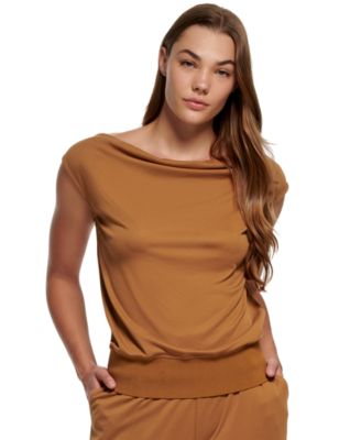 Calvin Klein - Women's Sleeveless Drape Front Top