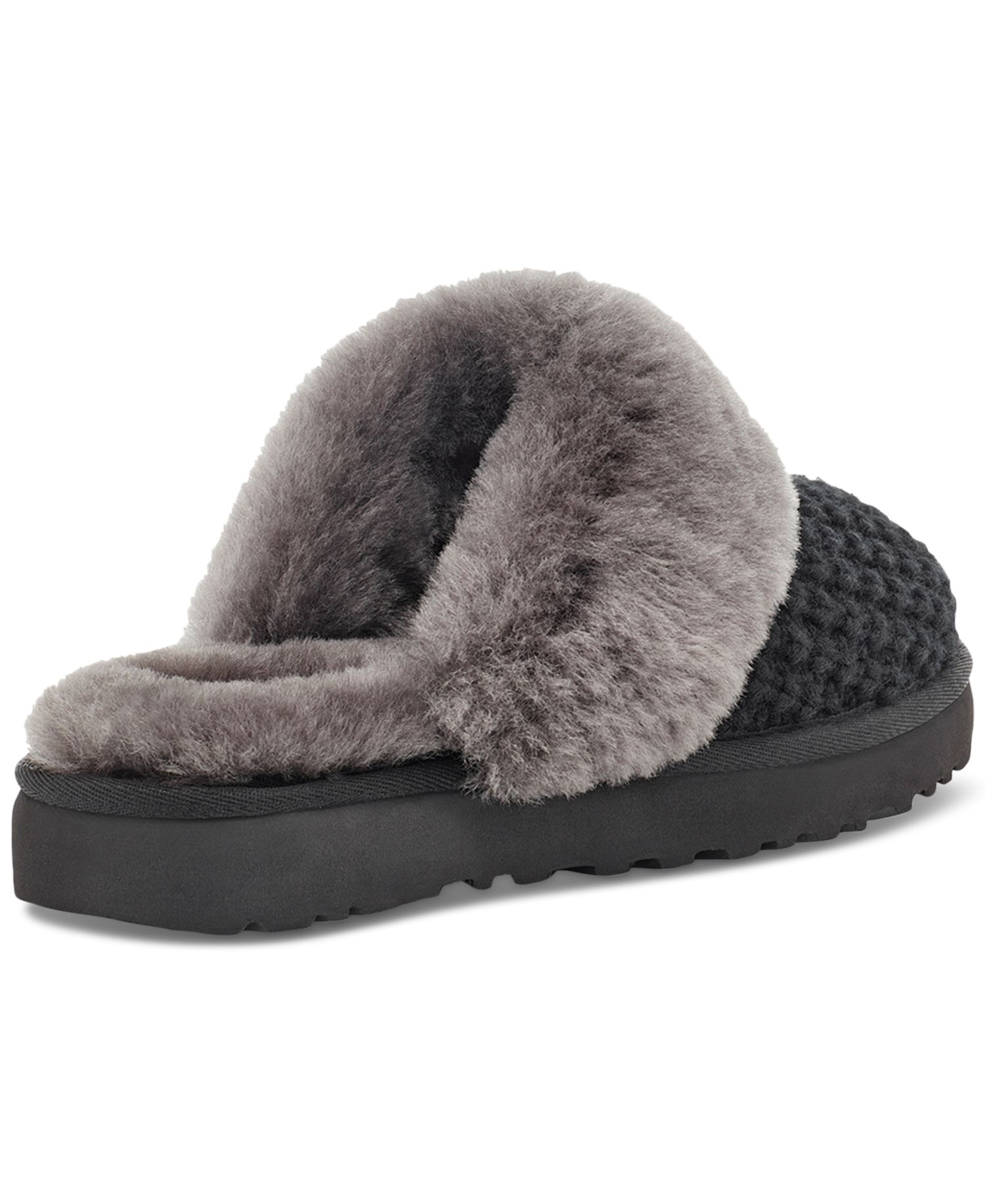 Women's Cozy Faux-Shearling Round Toe Slippers