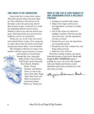 Fix-It and Forget-It Big Cookbook: 1400 Best Slow Cooker Recipes! by Phyllis Good