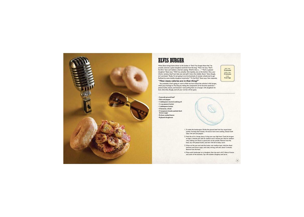 Supernatural: The official Cookbook: Burgers, Pies, and Other Bites from the Road by Julie Tremaine