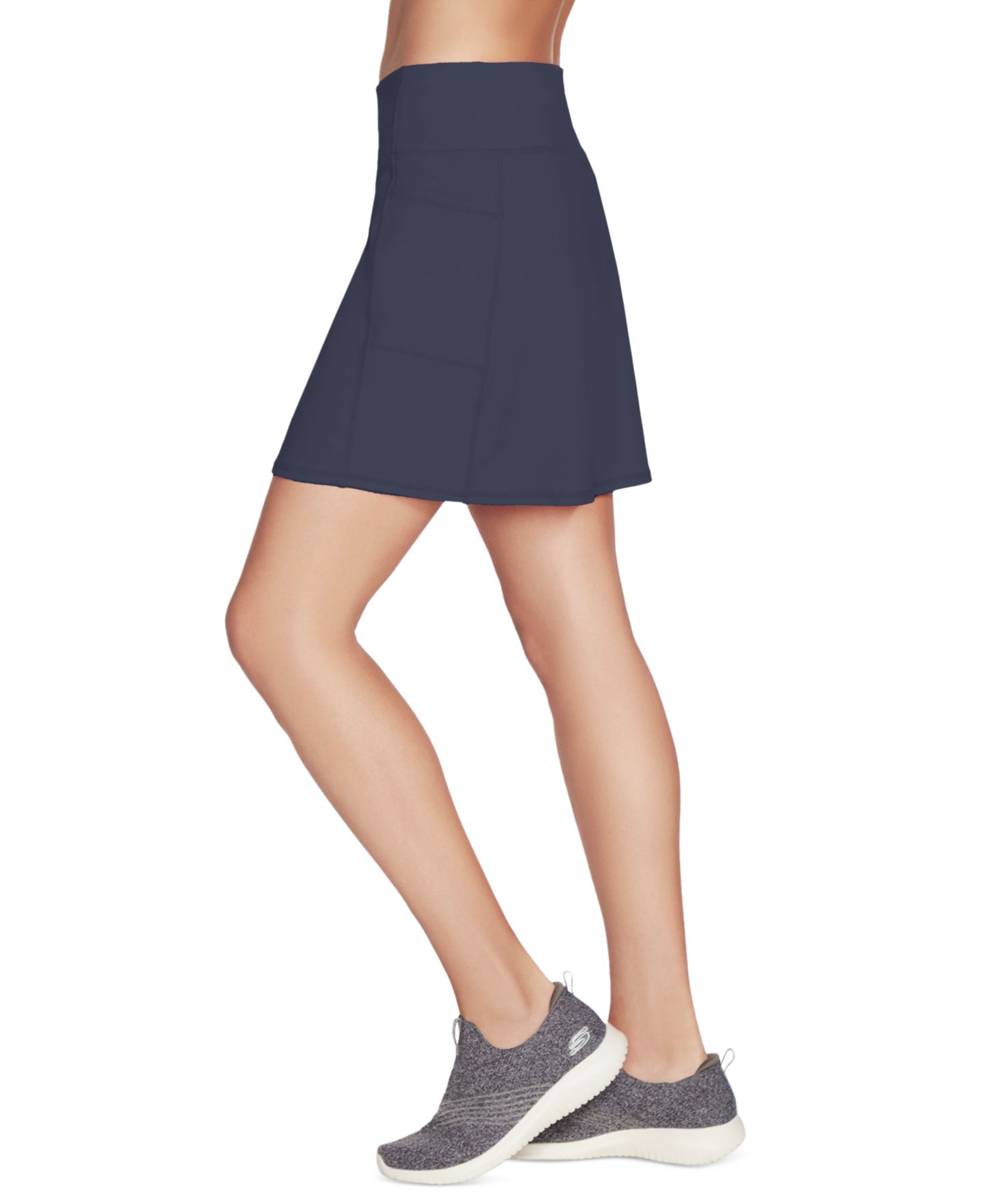 Женская юбка-шорты Skechers Go Walk Skort, цвет: Синий — фото 2