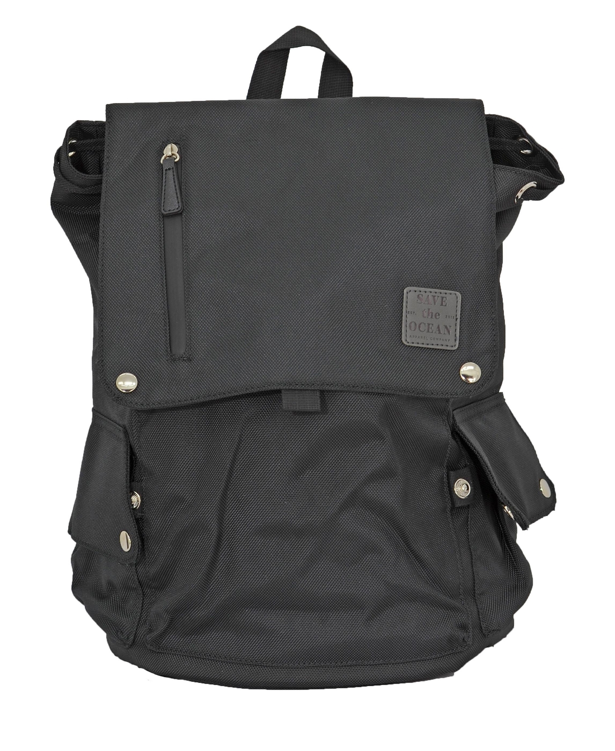 Men's Ballistic Flapover Backpack - Black