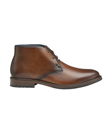 Johnston & Murphy XC Flex Raleigh - Botas Con Cremallera Para Hombre, Piel De Grano Completo, Plantilla Acolchada, Suela De Cuero/goma, Cremallera