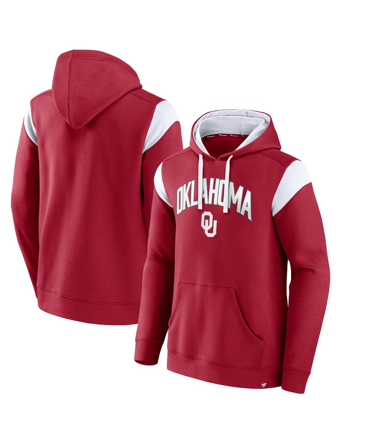 Fanatics Branded Crimson Oklahoma Sooners Game Over Pullover Hoodie In Crimson