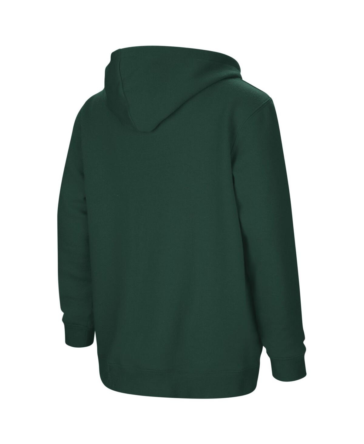 Shop Colosseum Big Boys  Green Michigan State Spartans 2-hit Team Pullover Hoodie