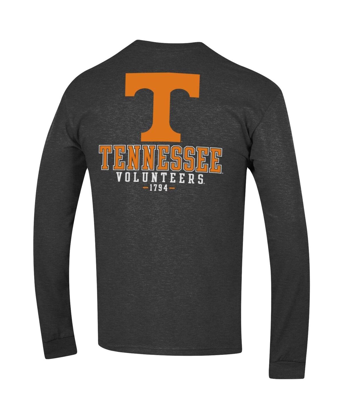 Men's ChampionTennessee Volunteers Team Stack Long Sleeve T-shirt - Heathered Gray