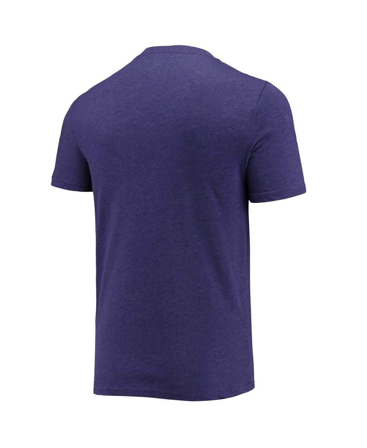 Concepts Sport Heathered Charcoal/purple Northwestern Wildcats Meter T-shirt & Pants Sleep Set In Multi