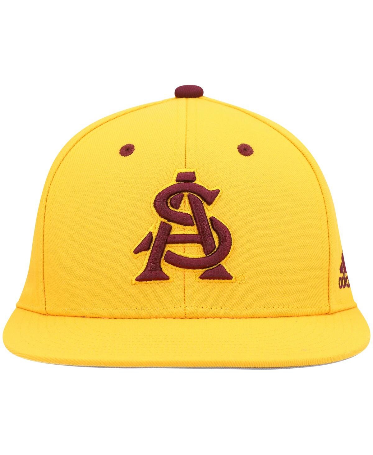 Men's adidasArizona State Sun Devils Team On-Field Baseball Fitted Hat - Gold