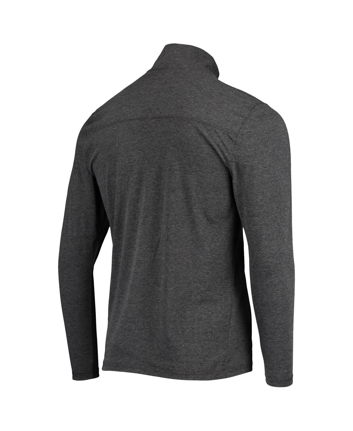 Champion Men's  Heathered Black Texas A&m Aggies 12th Man Centennial Field Day Quarter-zip Jacket In Heathered Black