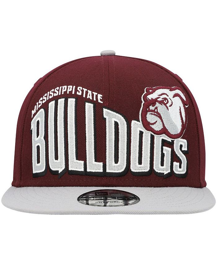 New Era Men's Maroon Mississippi State Bulldogs Two-Tone Vintage-Like ...