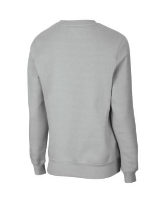 Women's Gray Michigan State Spartans Campanile Pullover Sweatshirt