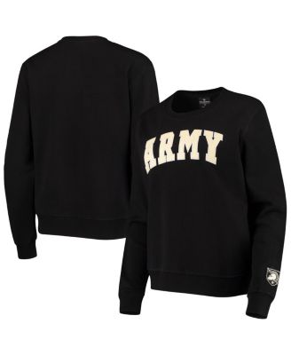 Women's Black Army Black Knights Campanile Pullover Sweatshirt