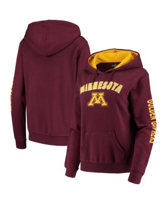 Women's Maroon Minnesota Golden Gophers Loud and Proud Pullover Hoodie
