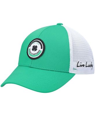 Men's Kelly Green, White North Dakota Motto Trucker Snapback Hat