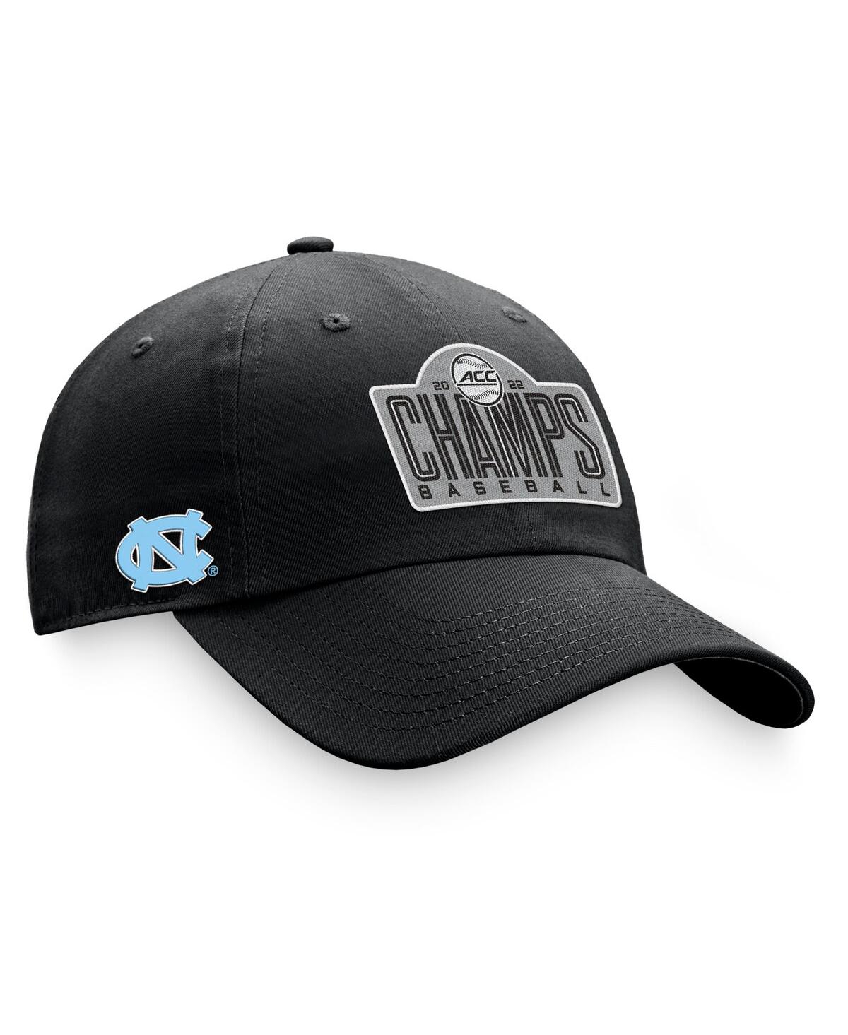 Men's Top of the WorldNorth Carolina Tar Heels 2022 Acc Baseball Conference Tournament Champions Crew Adjustable Hat - Black