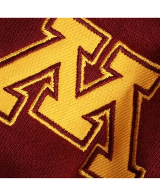 Women's Maroon Minnesota Golden Gophers Arched Name Full-Zip Hoodie
