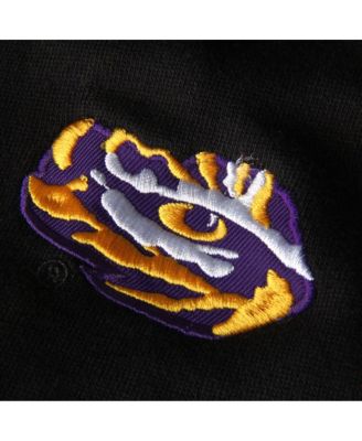 Women's Black LSU Tigers Arched Name Full-Zip Hoodie