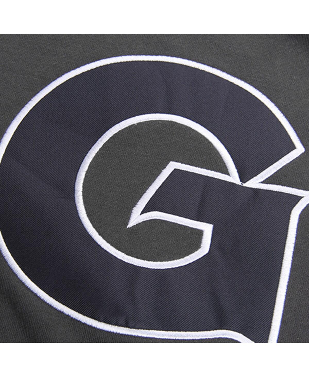 Shop Stadium Athletic Big Boys  Charcoal Georgetown Hoyas Big Logo Pullover Hoodie
