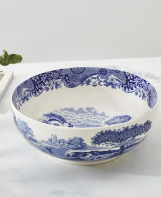 Blue Italian Large Serving Bowl