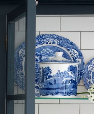 Blue Italian Storage Jar