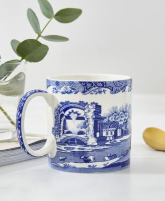 Spode Blue Italian Mugs, Set of 4 - Macy's