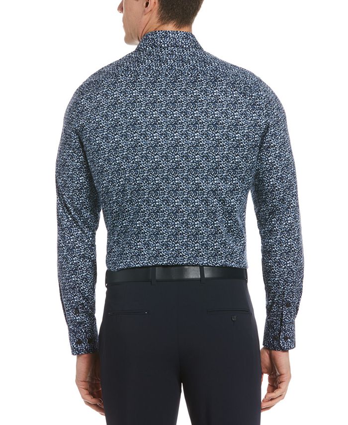 PERRY ELLIS Long Sleeve Rayon Shirt Men's M /eaa457131