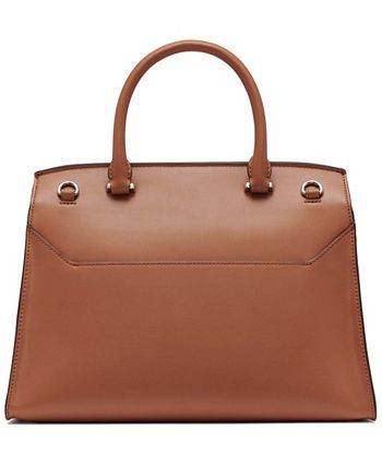 Calvin klein melanie pebble satchel sales