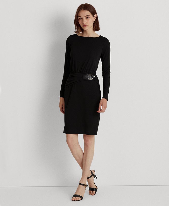 Short Dress In Stretch Technical Cady Armani Sustainability Values