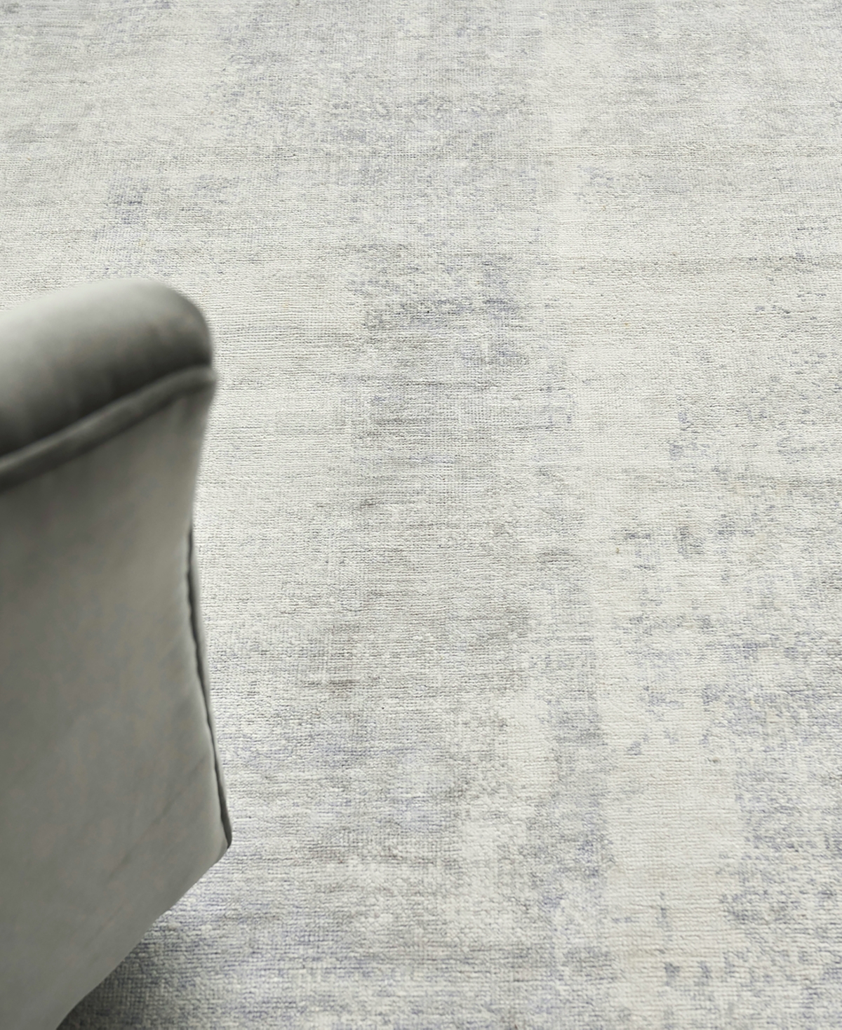 Exquisite Rugs Fine Pure Silk Er4226 6' X 9' Area Rug In Silver Tone