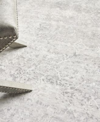 Exquisite Rugs Fine Pure Silk Er4228 Area Rug In Gray