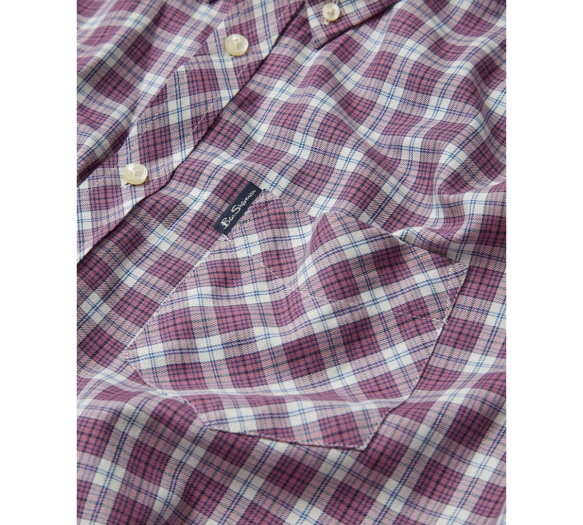 Ben Sherman Men's House Tartan Regular-Fit Shirt
