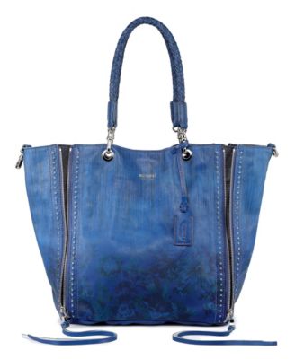 Women's Barracuda Hand Painted Clasp Closure Tote Bag