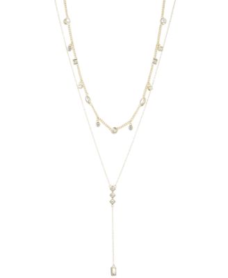 multi strand lariat necklace