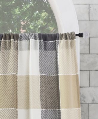 Archaeo Colorblock Plaid Curtain Collection - Macy's