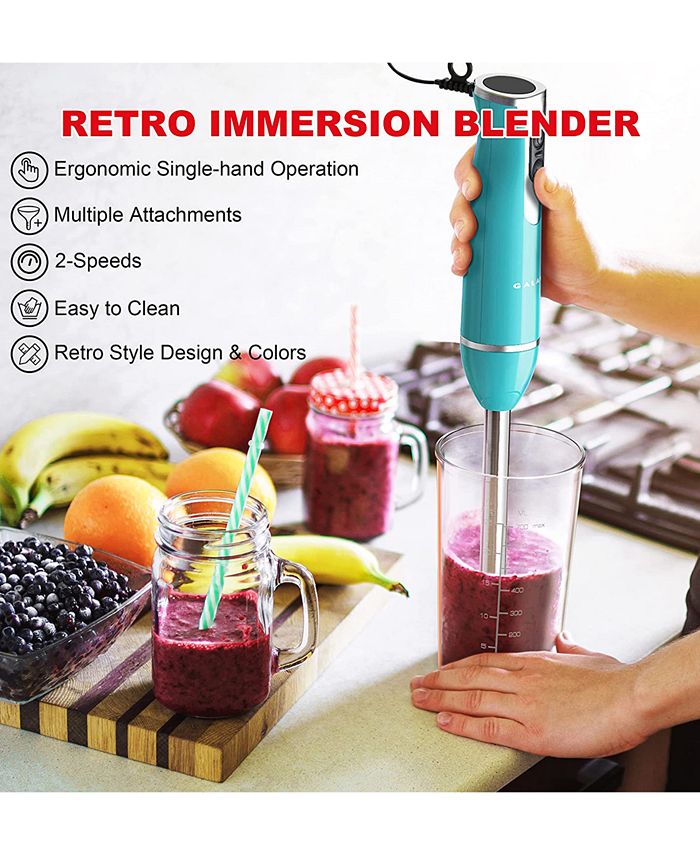 Galanz Retro Immersion Blender & FoodChopper Set Macy's