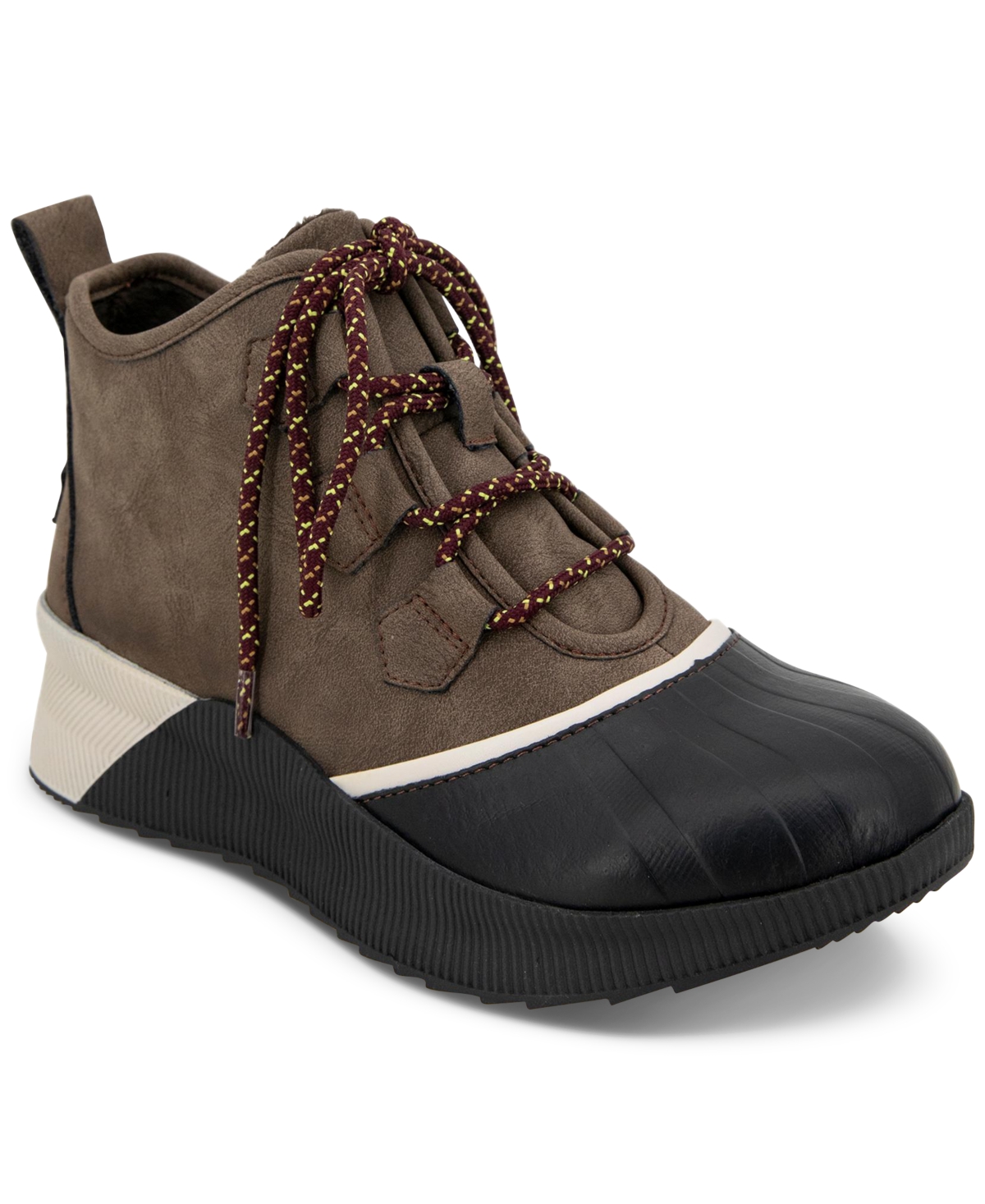 Women's Linette Lace-Up Water-Resistant Duck Booties - Taupe