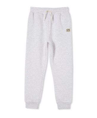 boys white joggers