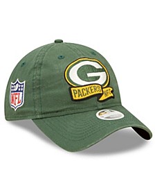 Women's Green Green Bay Packers 2022 Sideline Adjustable 9TWENTY Hat