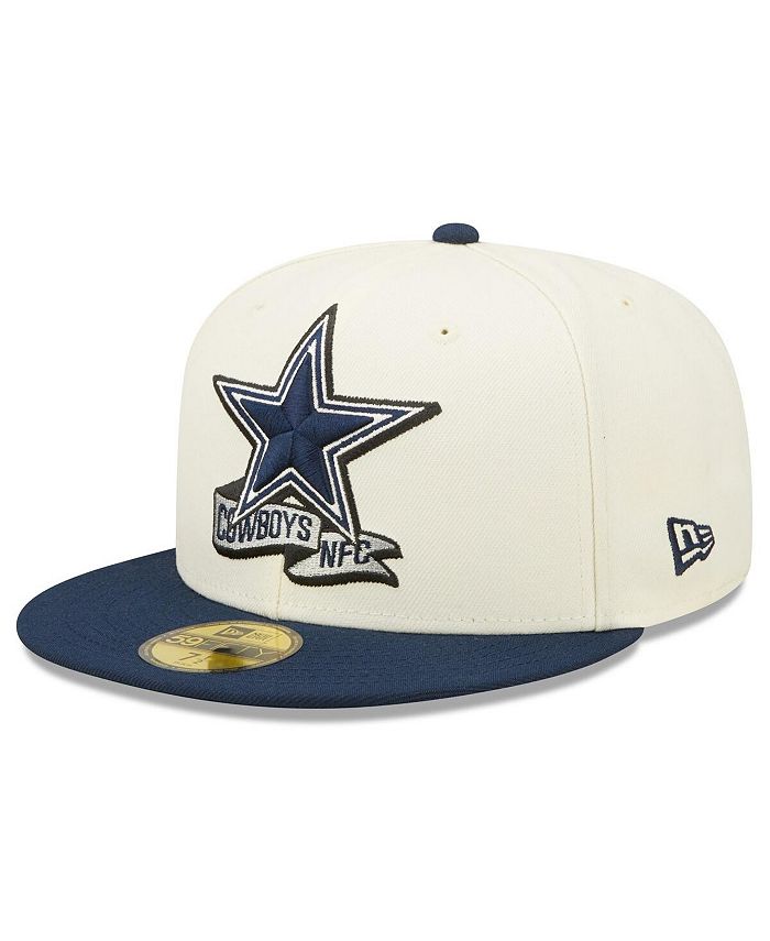 New Era Men's Cream, Navy Dallas Cowboys 2022 Sideline 59FIFTY Fitted Hat Macy's