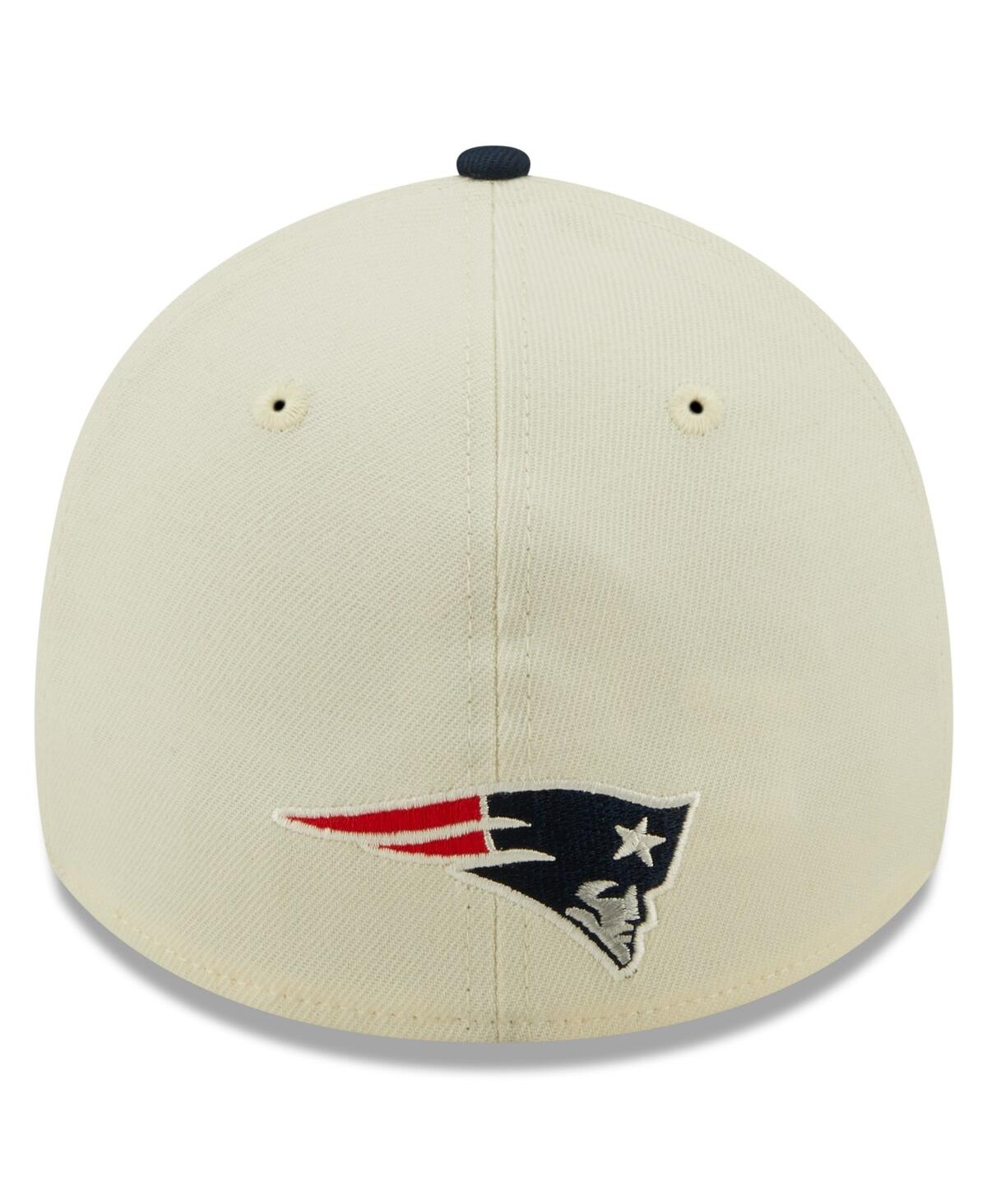 Men's New Era Navy New England Patriots 2022 Sideline 39THIRTY 2-Tone Flex Hat - Navy