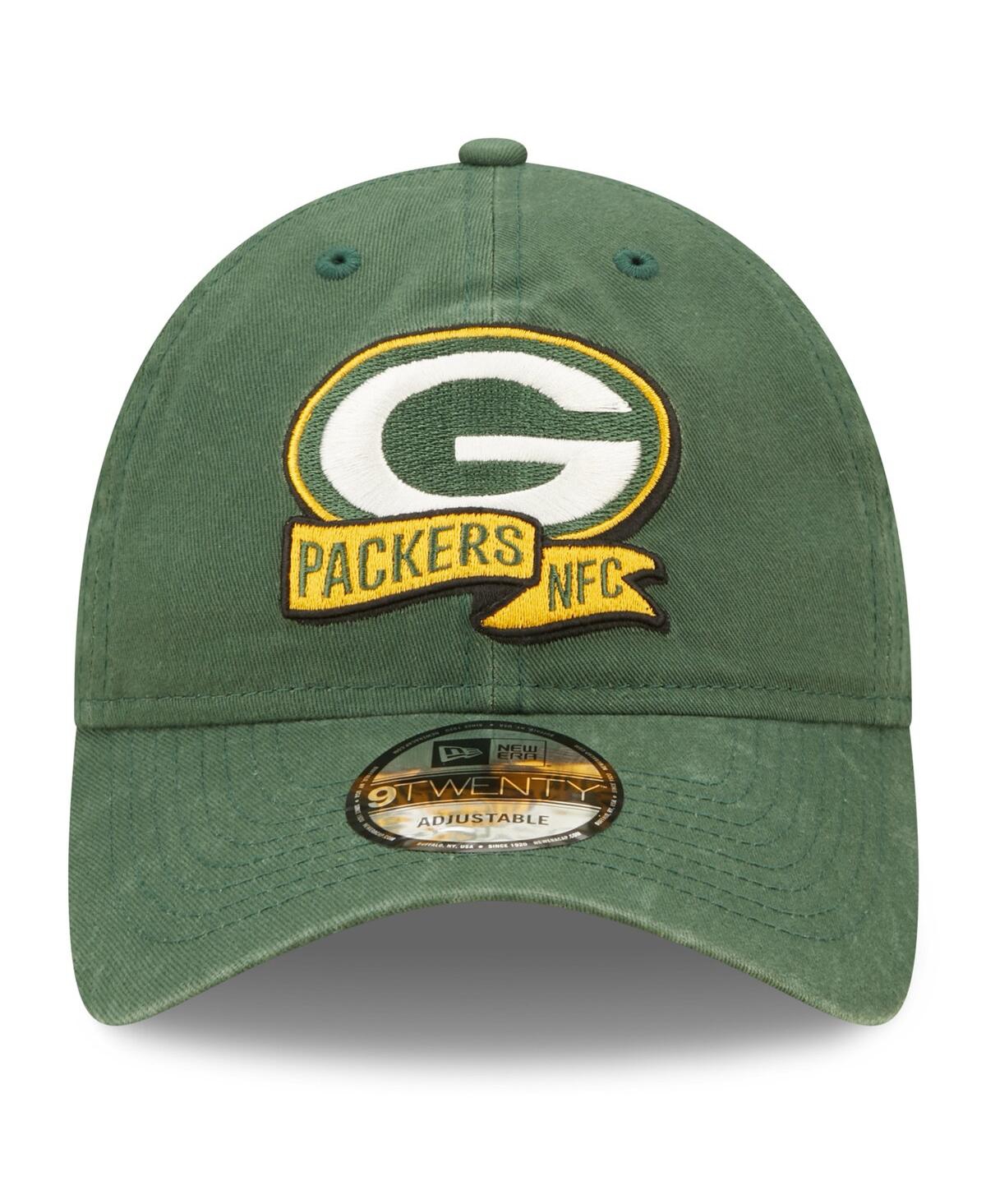 Shop New Era Big Boys  Green Bay Packers 2022 Sideline Adjustable 9twenty Hat