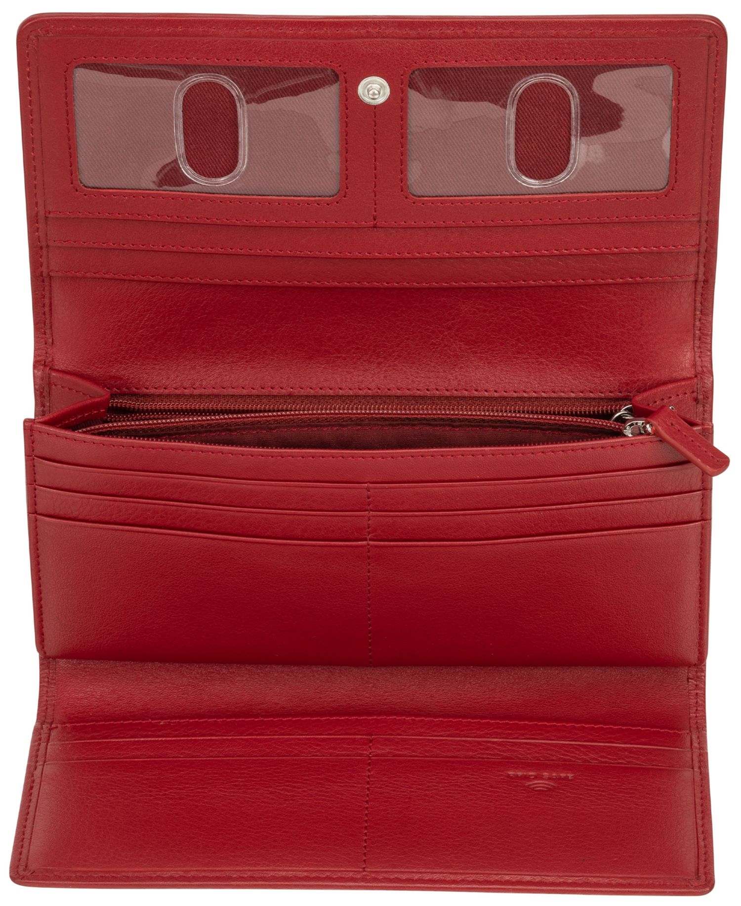 Women's Basket Weave Collection RFID Secure Trifold Wallet