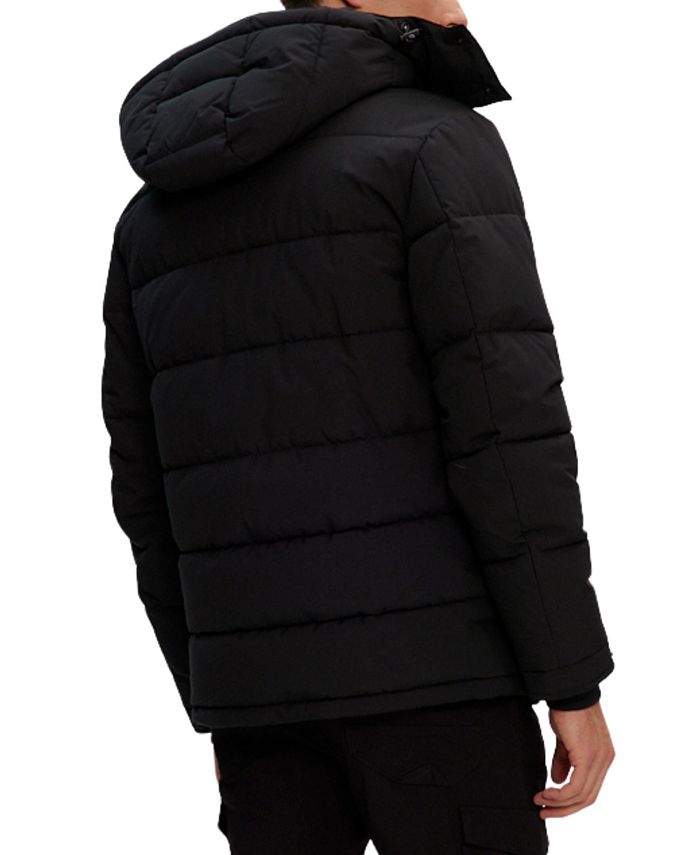 NOIZE Men's ShortLength Hooded Puffer Parka Jacket Macy's