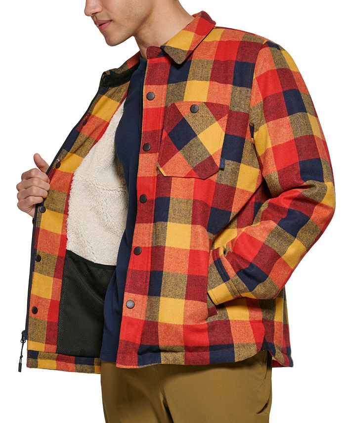 BASS OUTDOOR Men's Mission Field Sherpa Lined Shirt Jacket Macy's