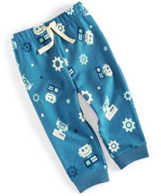 First Impressions - Baby Boys Robot Play Jogger Pants