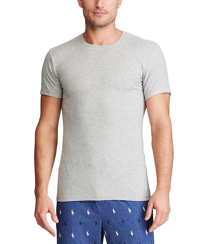Polo Ralph Lauren Men's SlimFit Stretch Undershirts, 3Pack Macy's