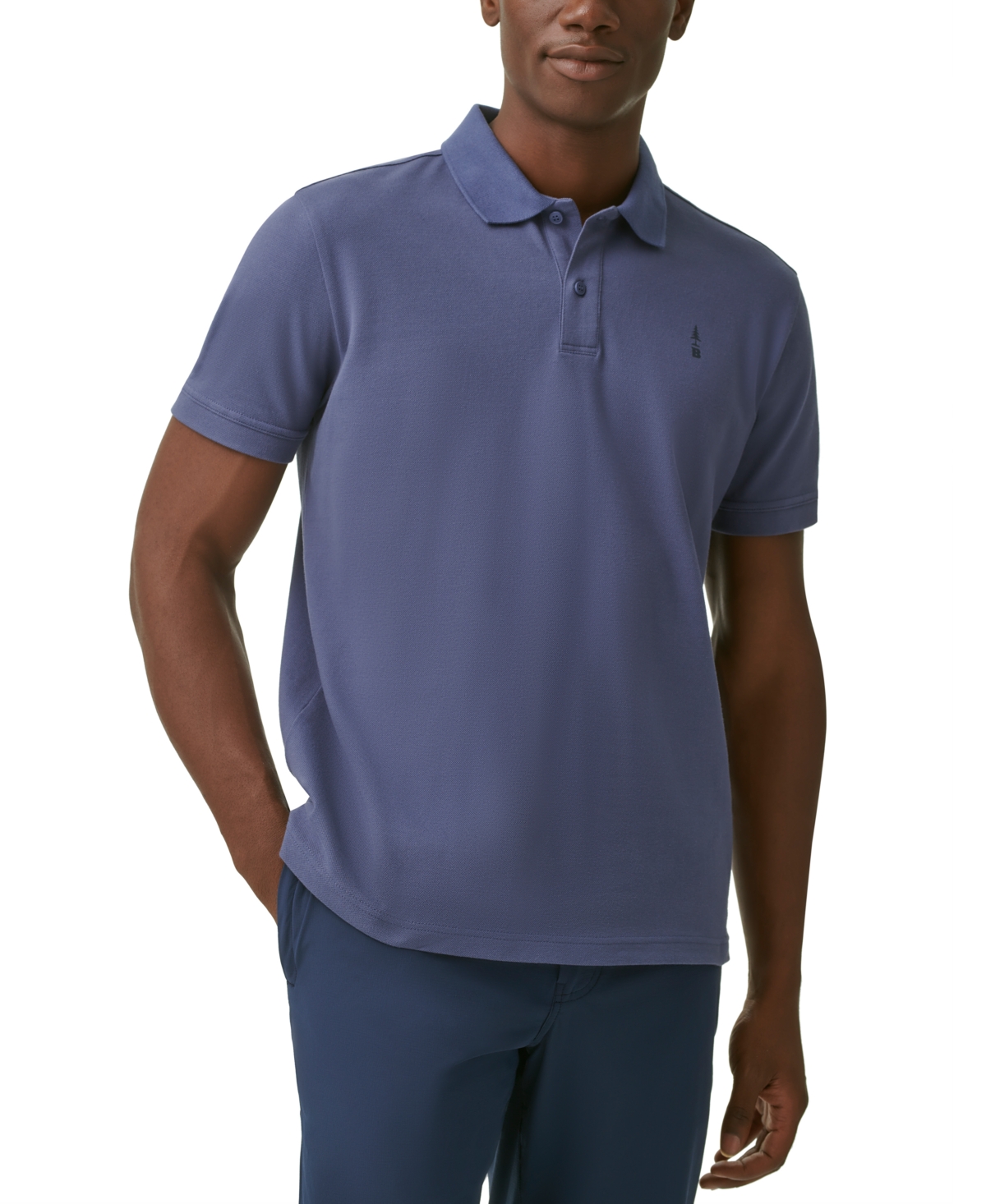 Bass Outdoor Men's Exploration Polo Shirt In Blue Indigo